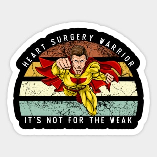 Heart Surgery Recovery Gift, Heart Surgery Warrior Sticker